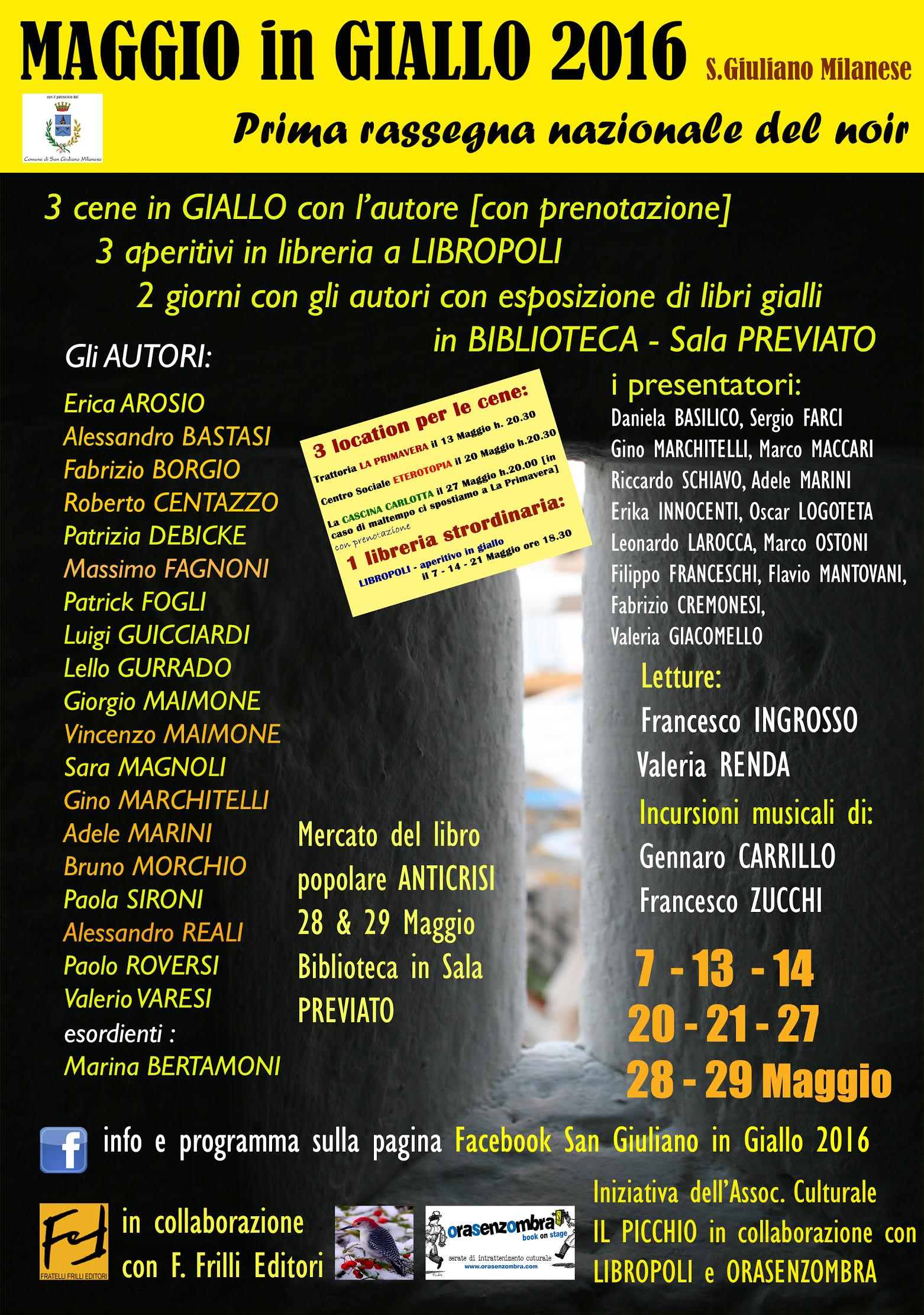 Rassegna in Giallo – 20 maggio in etero