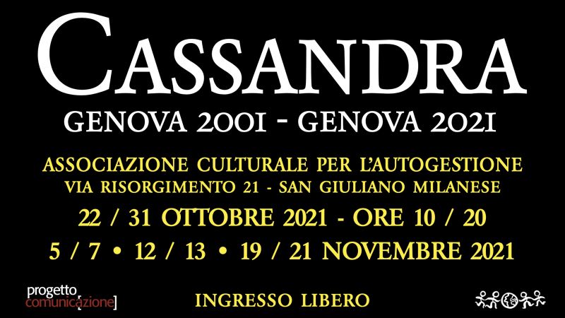 Cassandra dal 22 ottobre al 21 novembre