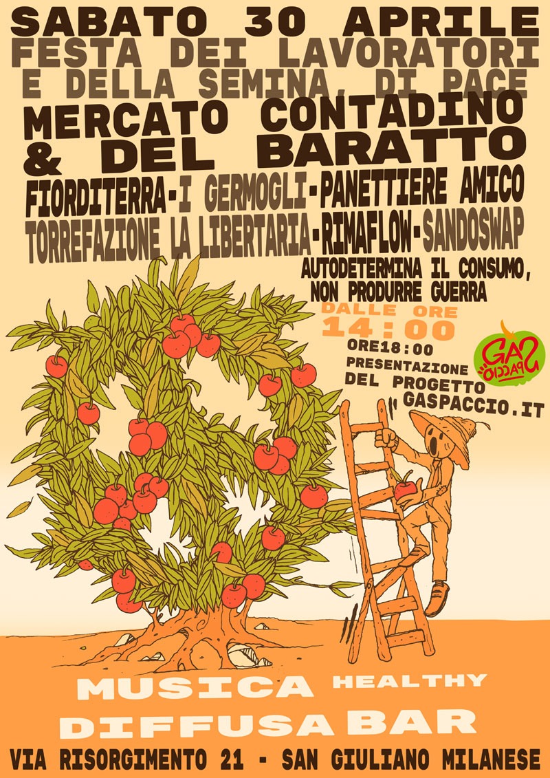 Sabato 30 Aprile – Mercato Contadino e del Baratto