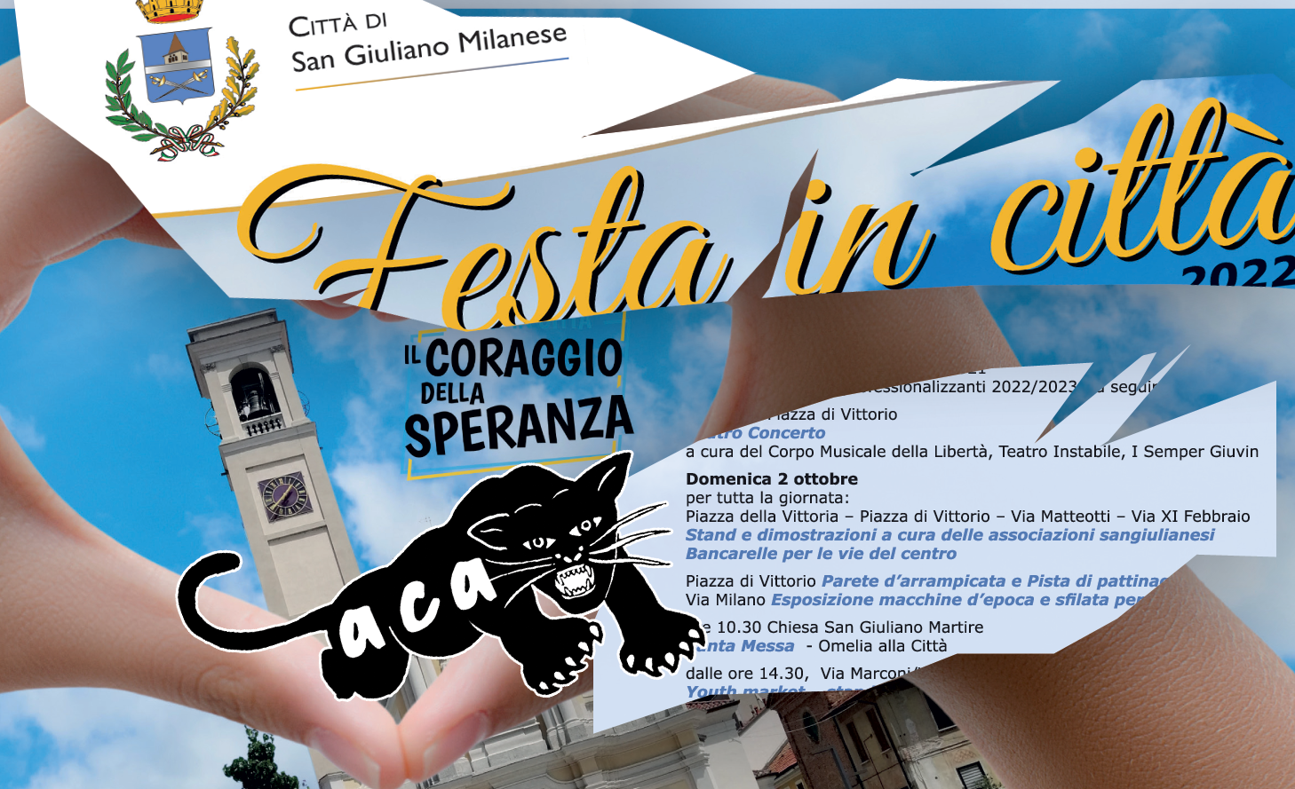 Domenica 2 Ottobre – Festa in Città 2022