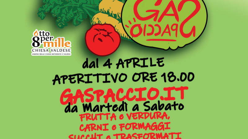 Aperitivo dal Martedì al Sabato! Ore 18.00!