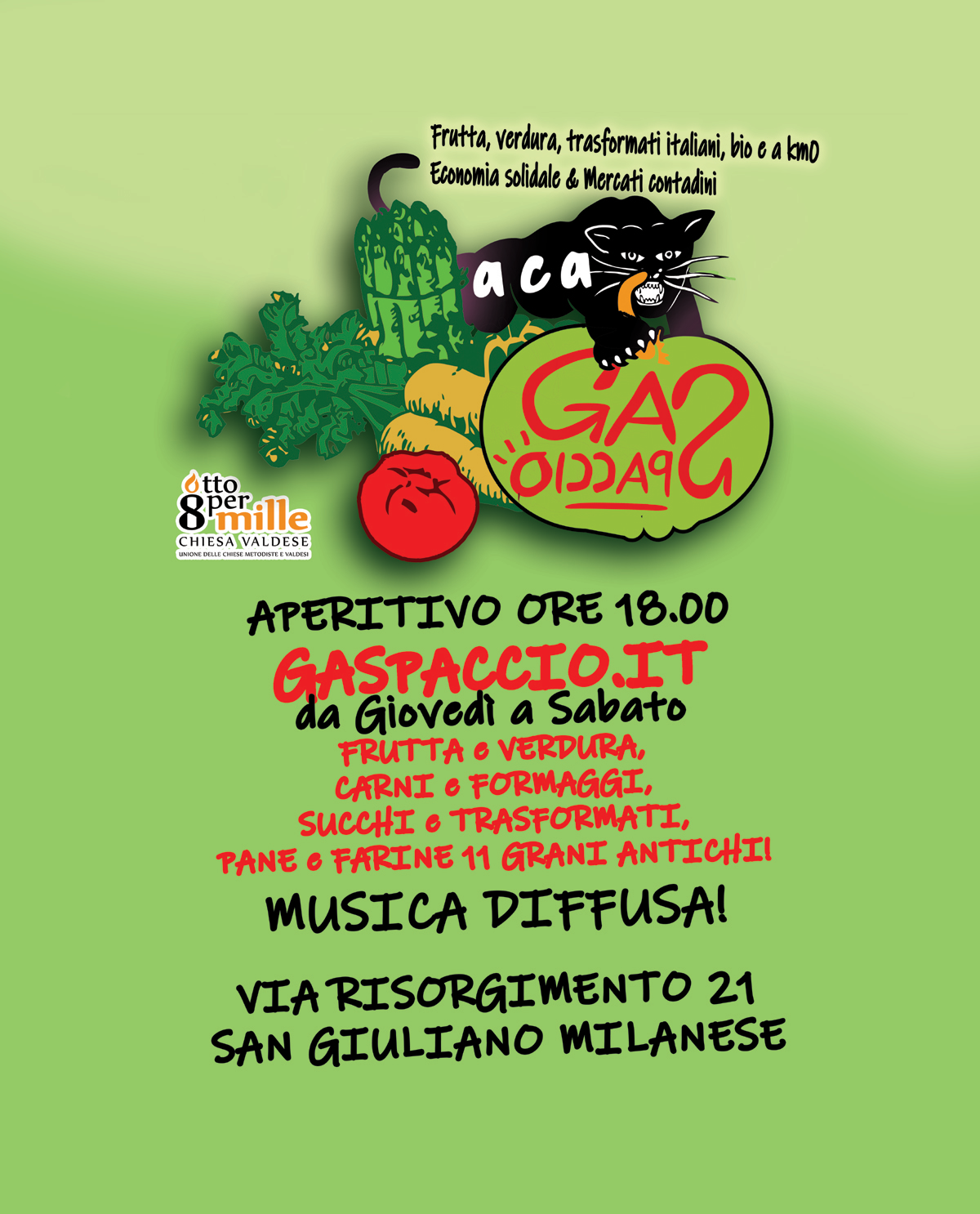 Aperitivo da Giovedì a Sabato! Ore 18.00!