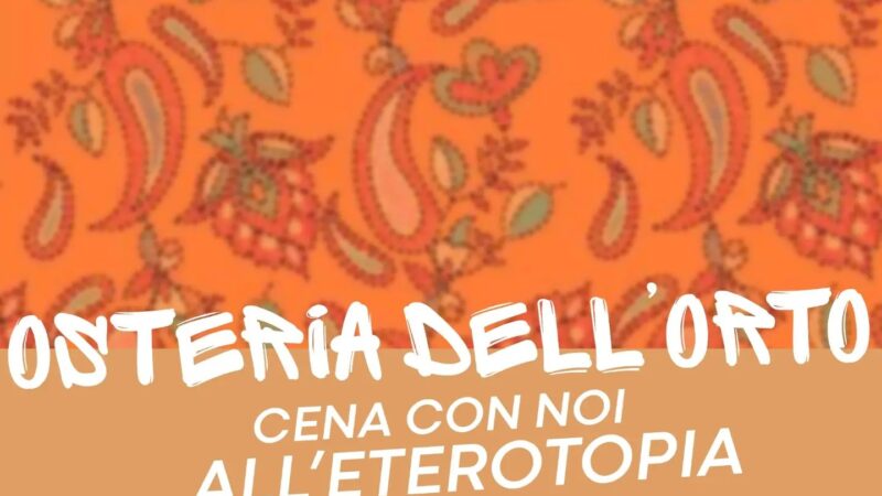 Domenica 3 Dicembre: Osteria dell’Orto!