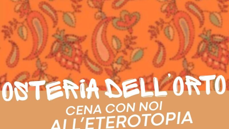 Domenica 3 Dicembre: Osteria dell’Orto!