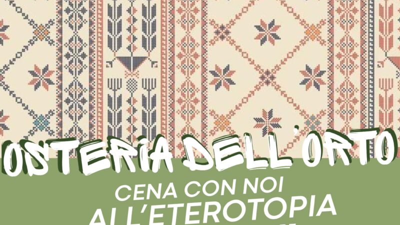 Domenica 10 Dicembre: Osteria dell’Orto!