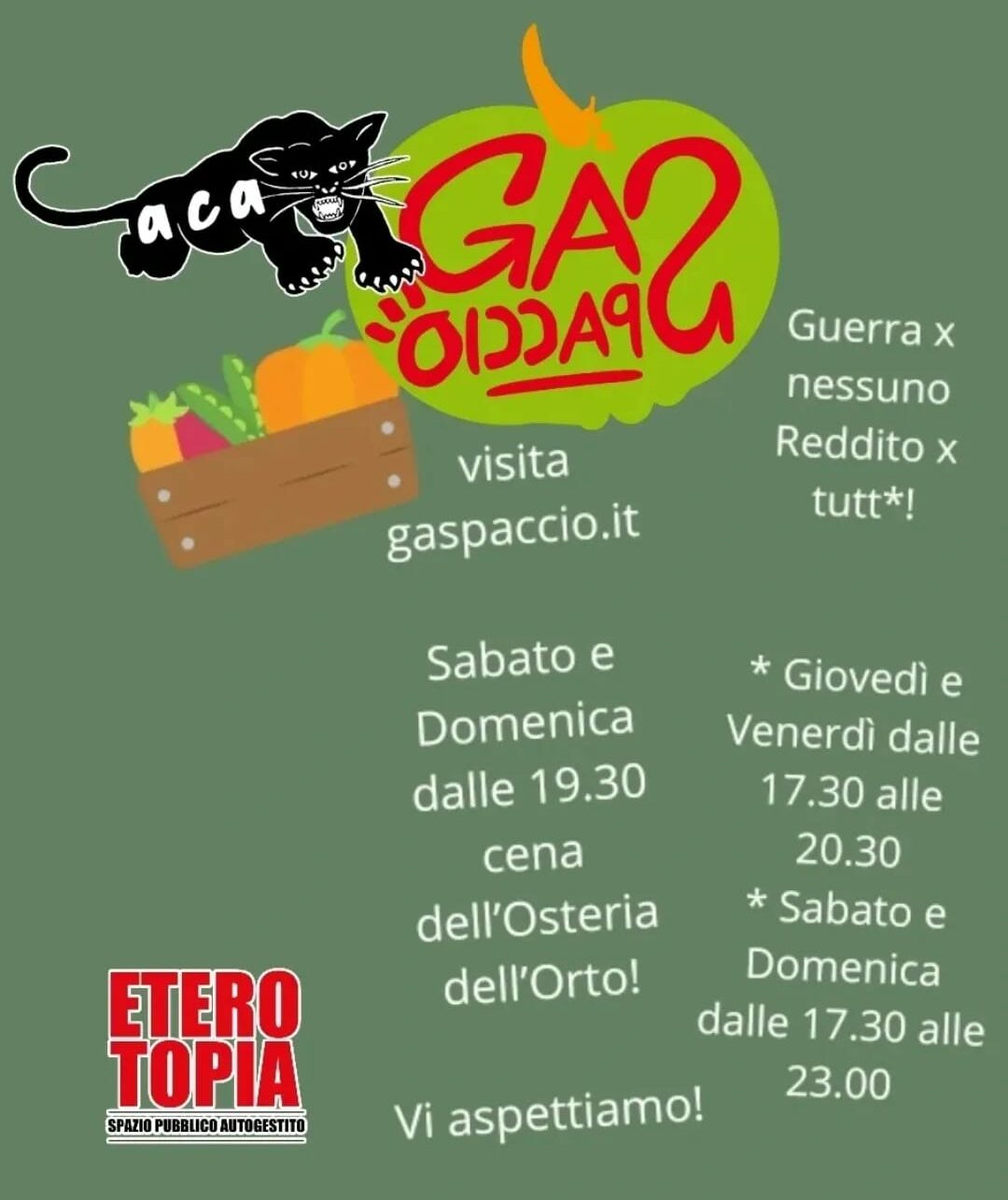 Osteria dell’Orto!