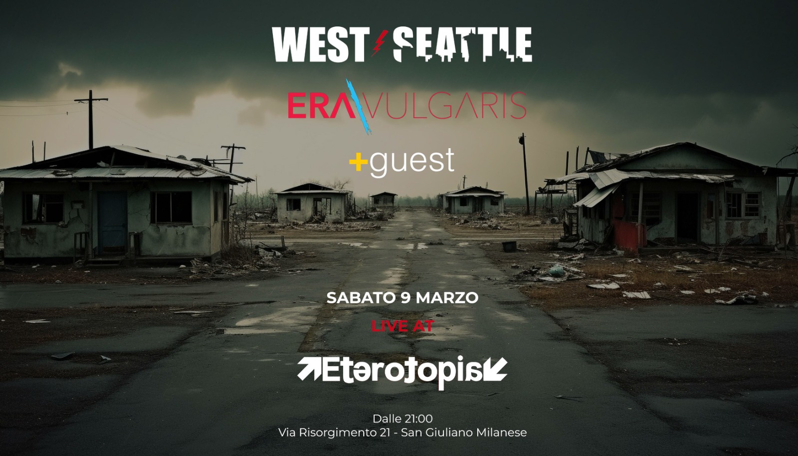 West Seattle/EraVulgaris Live 9 Marzo