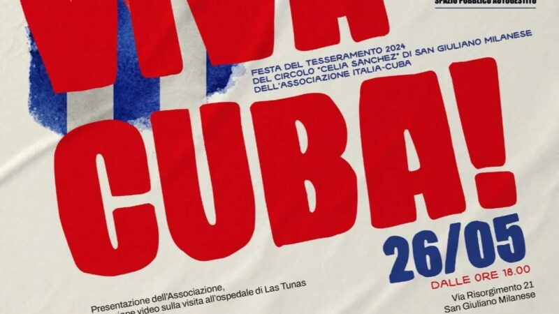 VIVA CUBA! Domenica 26 Maggio