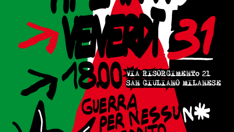 Venerdì 31 Maggio – Aperitivo