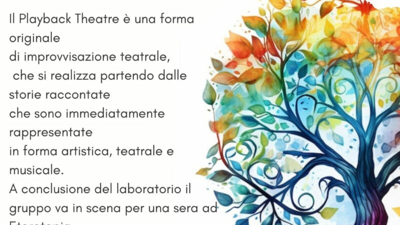 Venerdì 28 Giugno – Playback Theatre