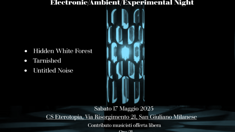 17 Maggio/Ore 21.00