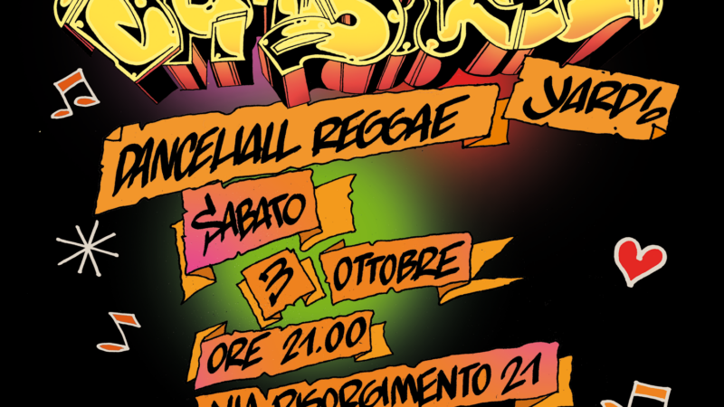 3 Ottobre – Ore 21.00